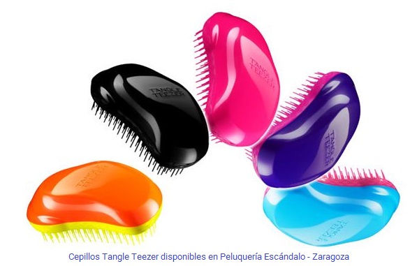 cepillo Tangle Teezer en peluqueria escandalo Zaragoza